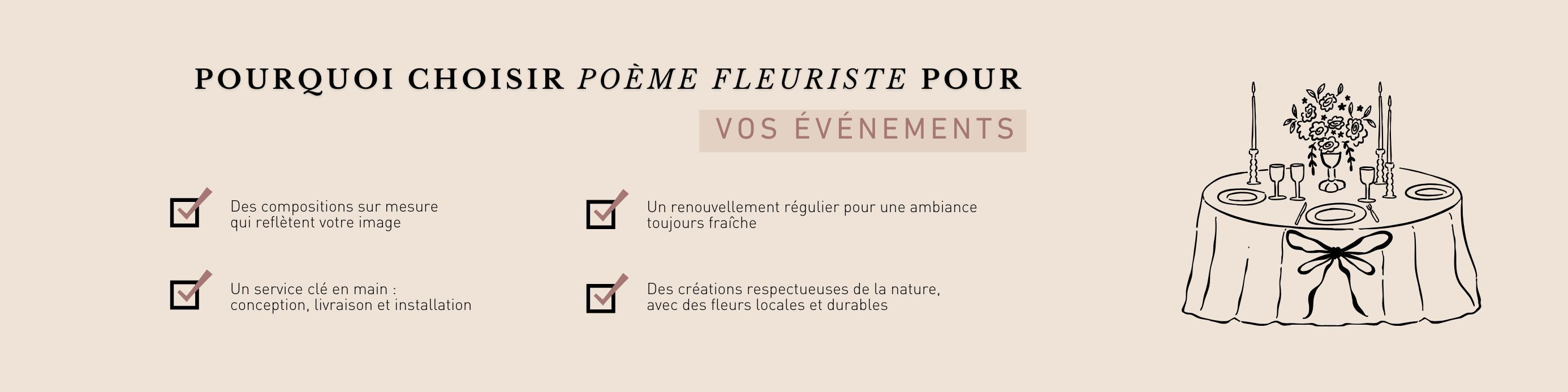 Poeme fleuriste bannieres site evenement