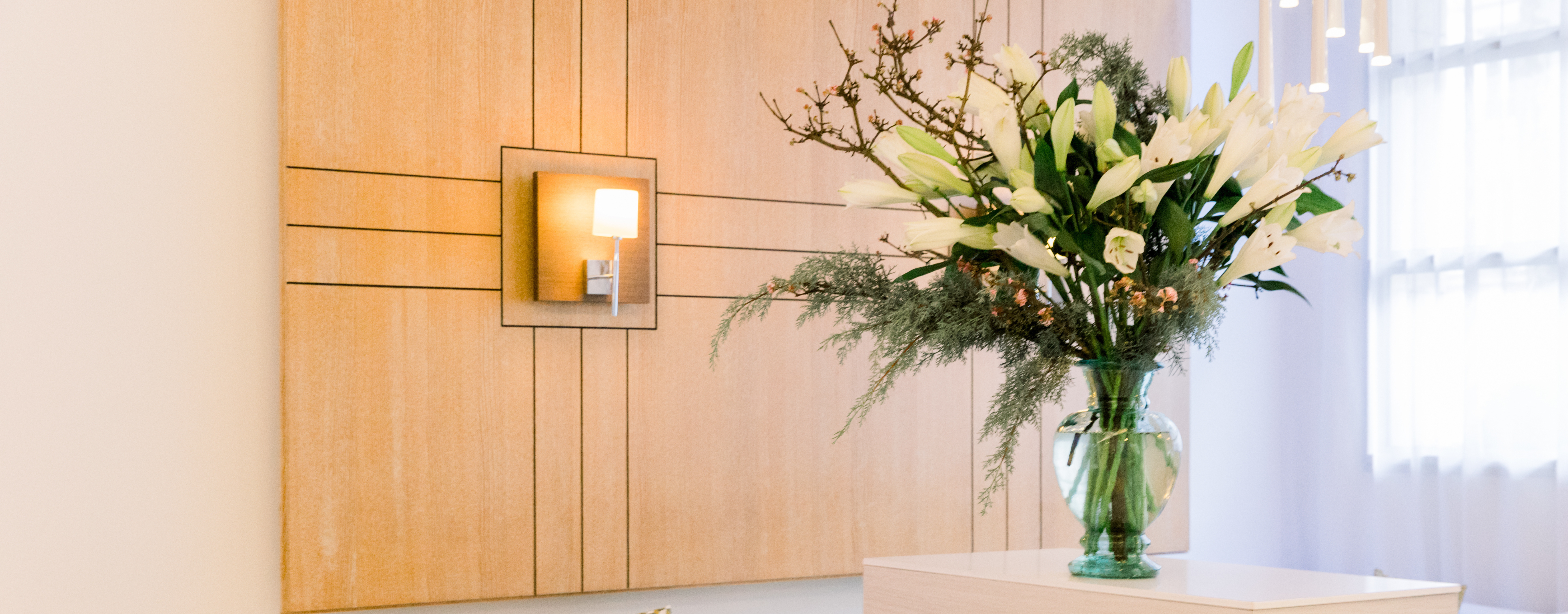 Banniere fleurs hotellerie