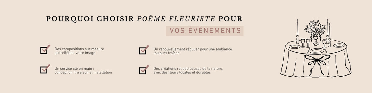 Poeme fleuriste bannieres site evenement